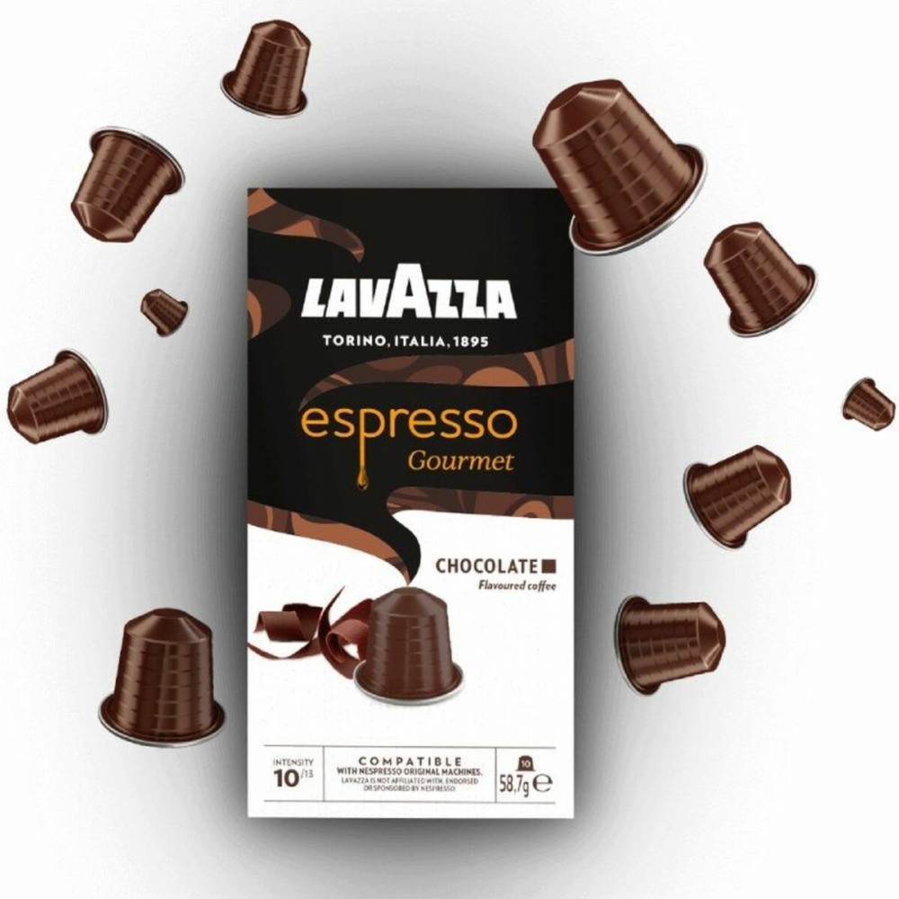 Coffee Capsules Lavazza Espresso Gourmet Chocolate 10 Pieces (10 Units)