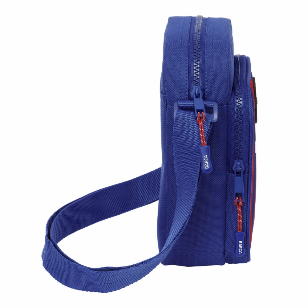 Shoulder Bag F.C. Barcelona 24/25 Maroon Navy Blue 16 x 22 x 6 cm