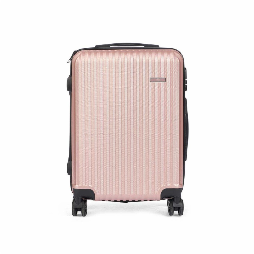 Cabin suitcase Pink 55 x 35 x 20 cm Stripes