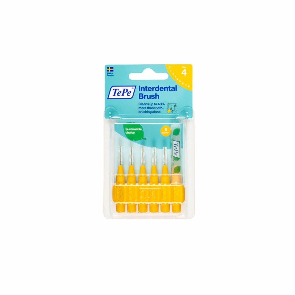 Interdental brushes Tepe Yellow 0,7 mm 6 Units