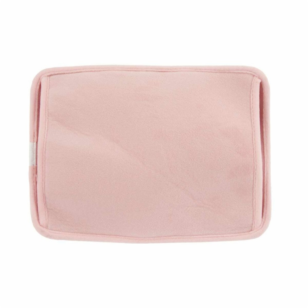 Electric Hot Water Bottle Gift Decor Pink Plastic 380 W Velvet Hands (12 Units)