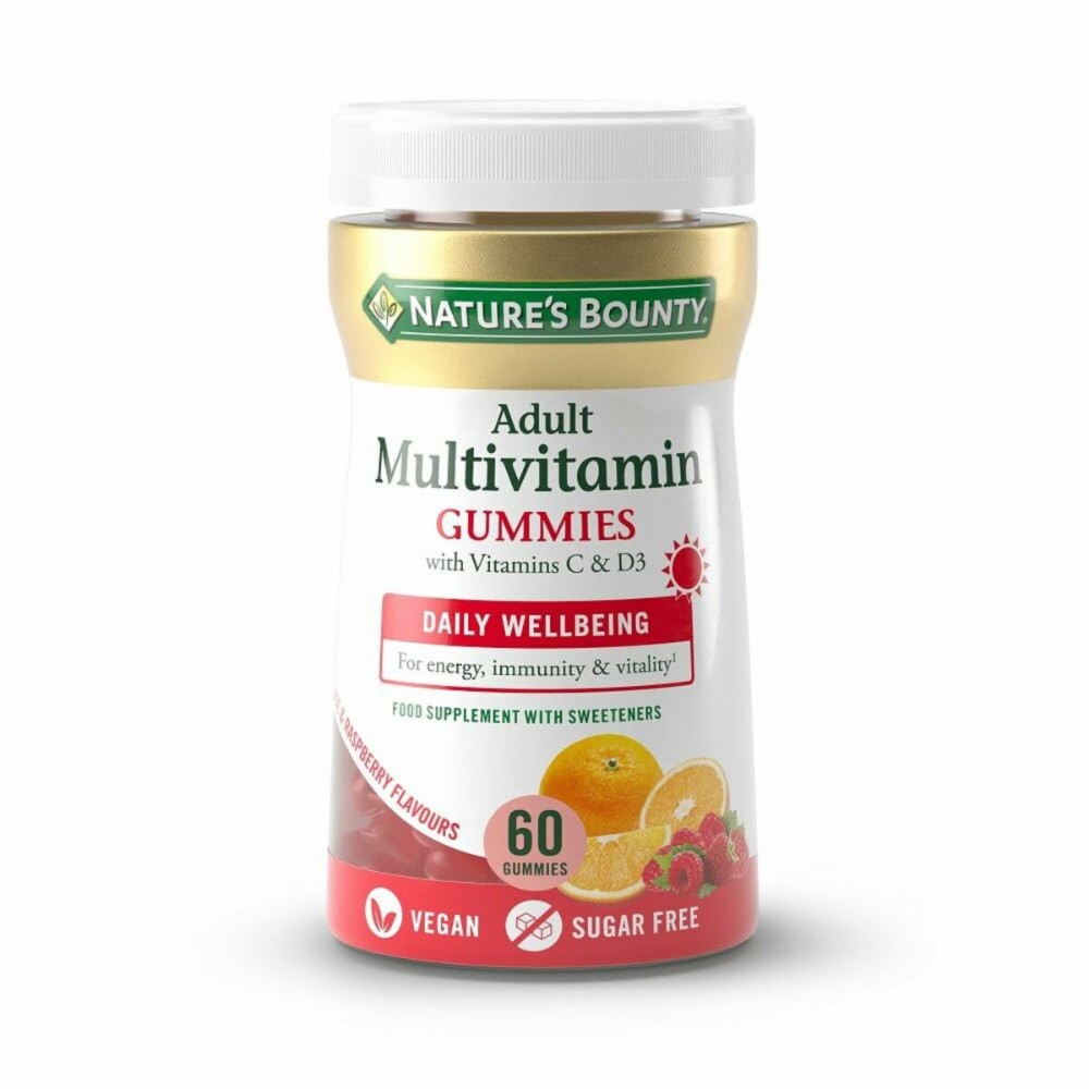 Food Supplement Nature's Bounty Gums Multivitamin Orange Raspberry 60 Units