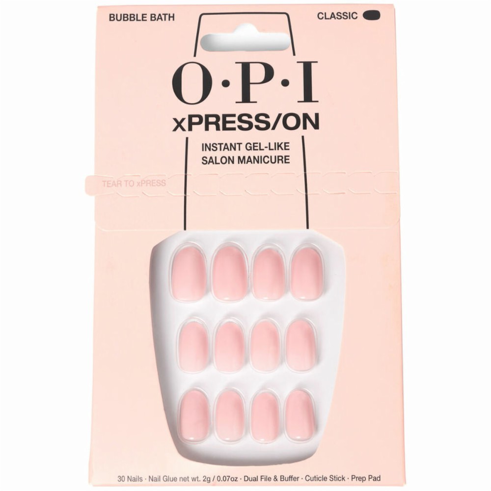 False nails Opi #Bubble Bath Bubble Bath 30 Pieces