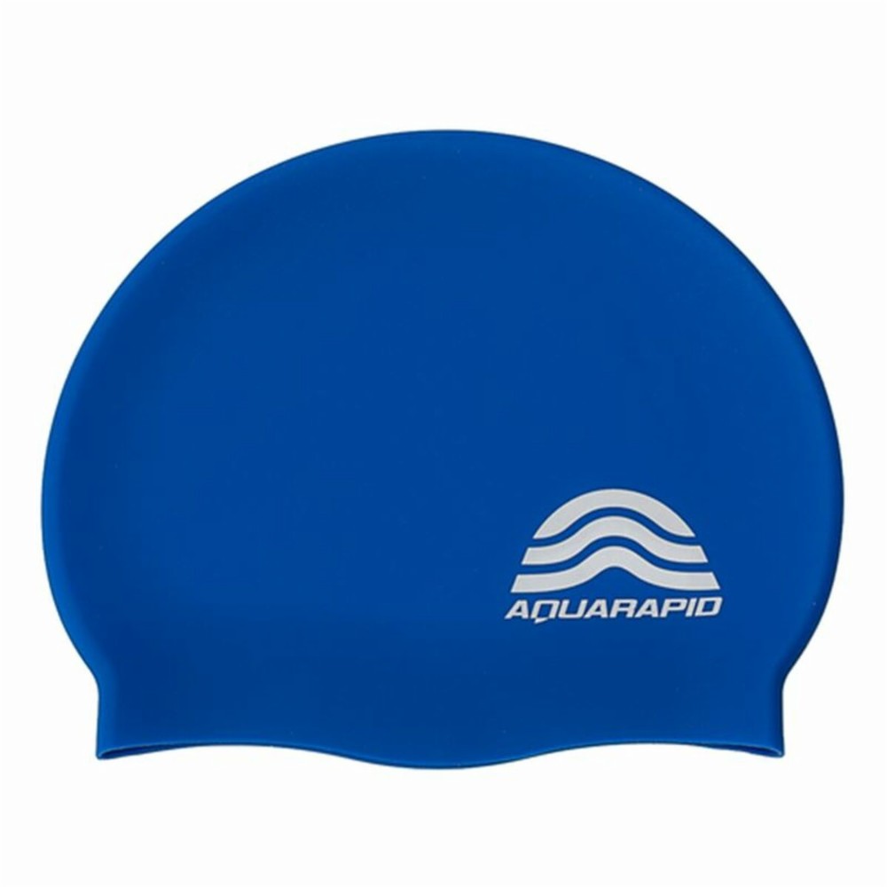 Swimming Cap Aquarapid Cuffia Blue Silicone