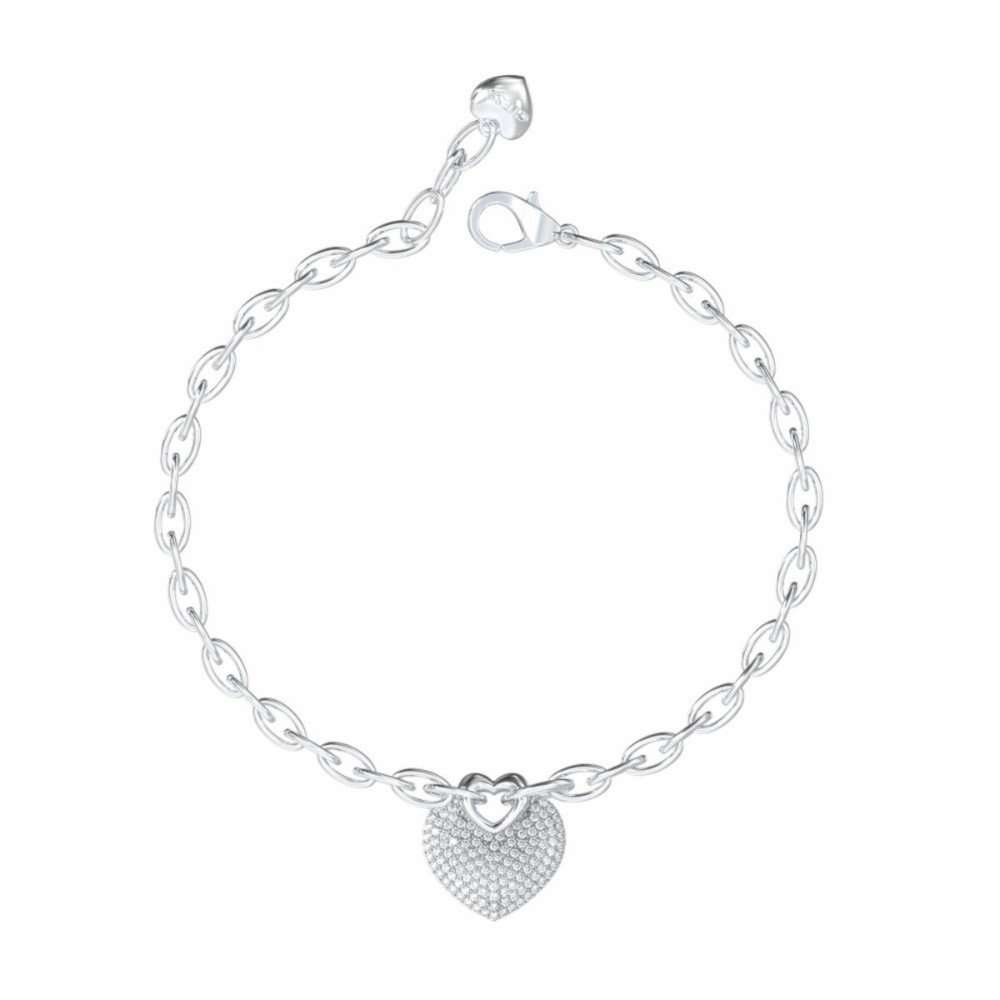Ladies' Bracelet Guess JUBB05214JWRHS Silver
