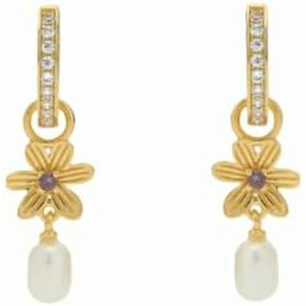 Ladies' Earrings 24KAE 424124Y Golden