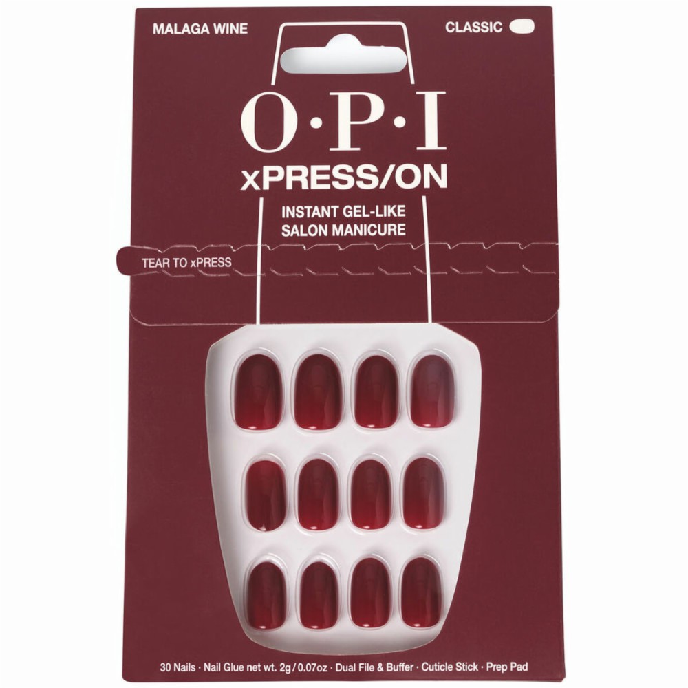 False nails Opi #Malaga Wine Malaga Wine 30 Pieces