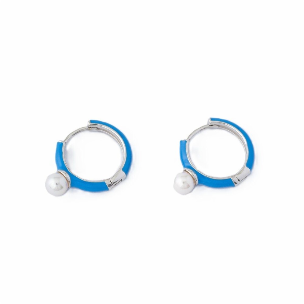 Ladies' Earrings Majorica 17350.01.2.E00.000.1 Blue