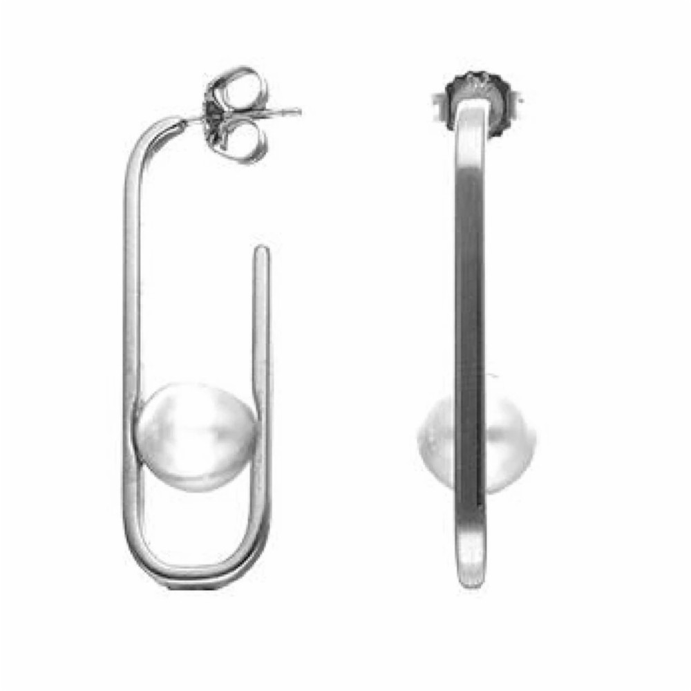 Ladies' Earrings Majorica 17178.01.2.E00.906.1 Silver