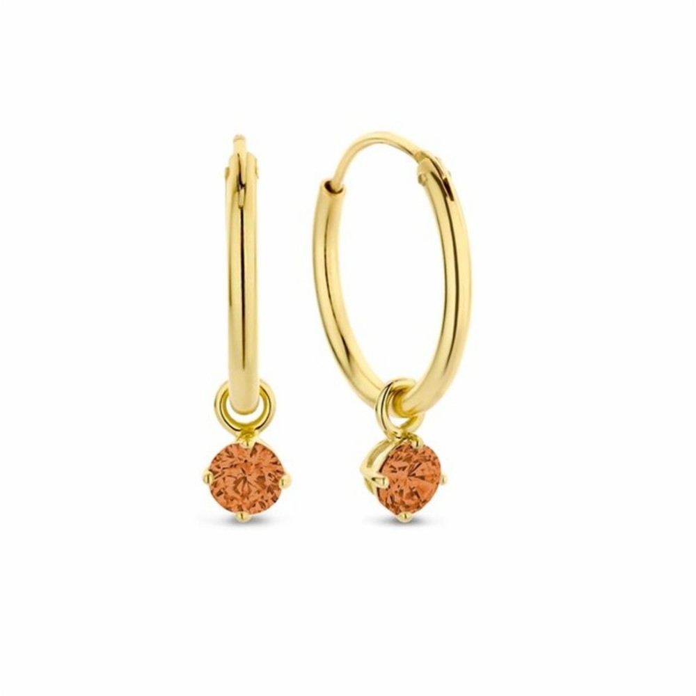 Ladies' Earrings New Bling 9NB-1208 Golden