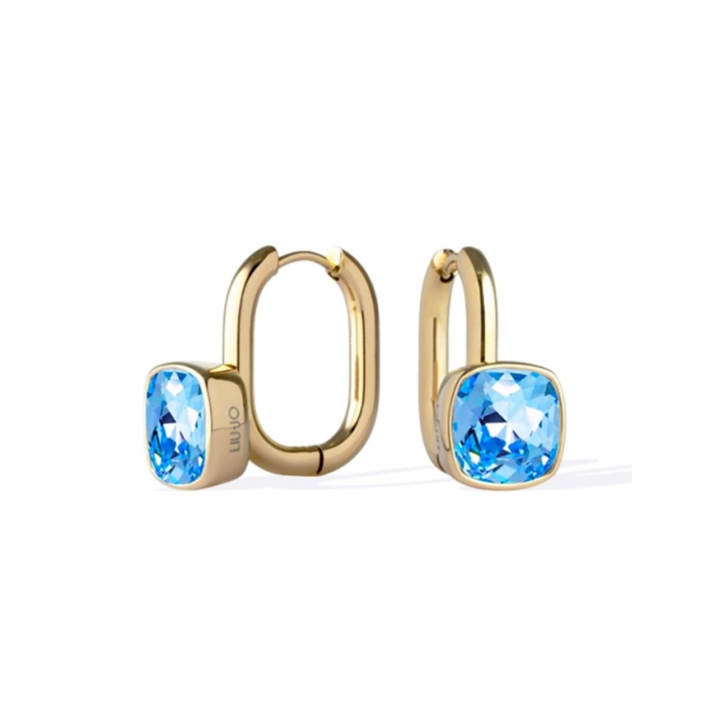 Ladies' Earrings LIU JO LJ2890 Golden Blue