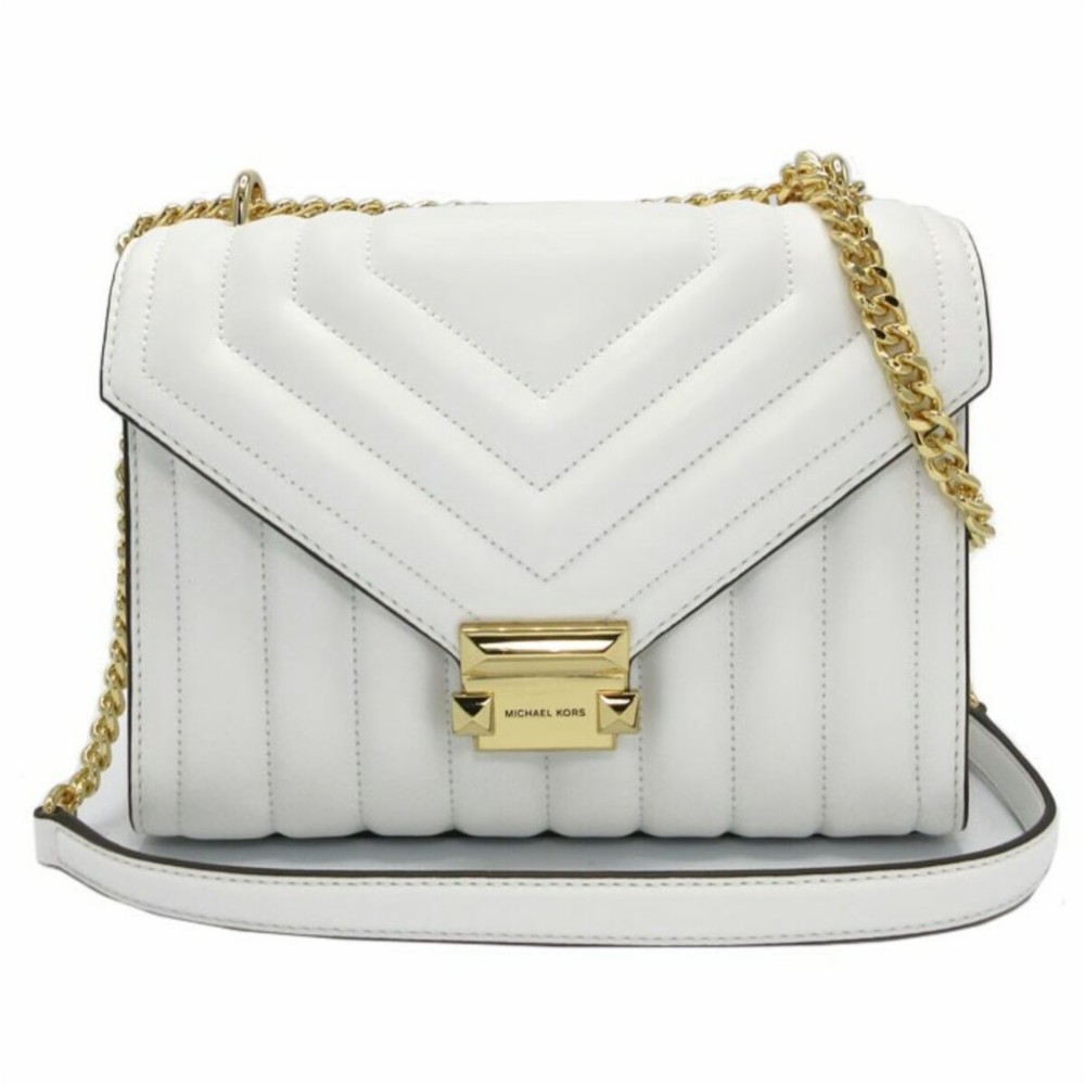 Shoulder Bag Michael Kors Whitney White 24 x 19 x 9 cm
