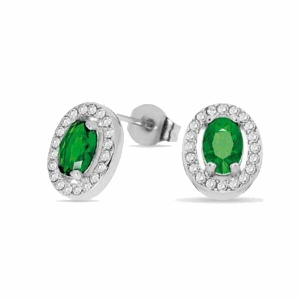 Ladies' Earrings LIU JO LJ2298 Silver Green