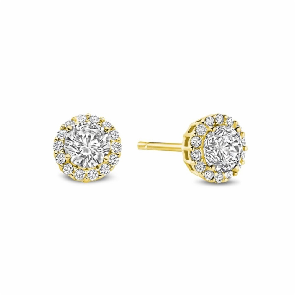 Ladies' Earrings New Bling 9NB-1532 Golden