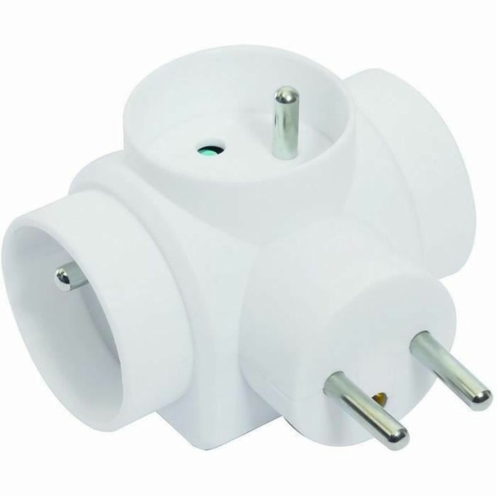 Schuko 3 Way Multi-socket Adapter GAO