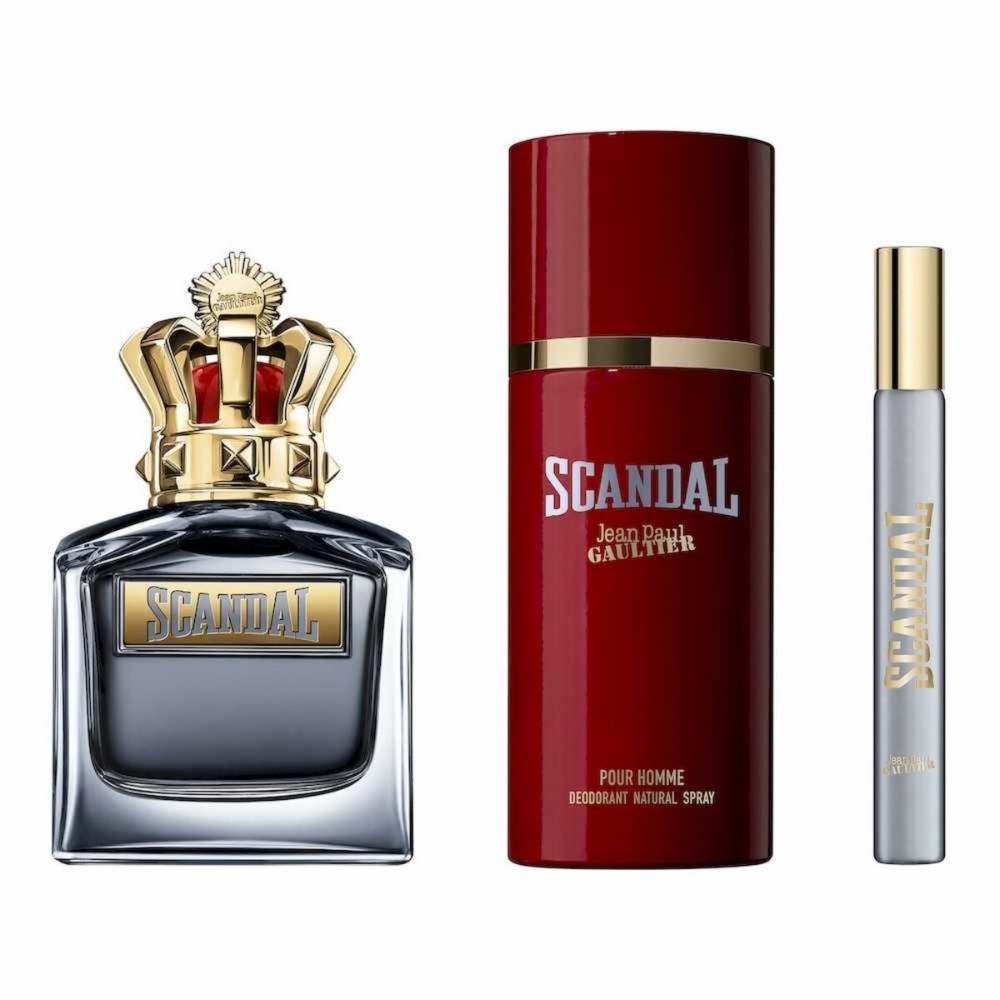 Men's Perfume Set Jean Paul Gaultier SCANDAL POUR HOMME EDT