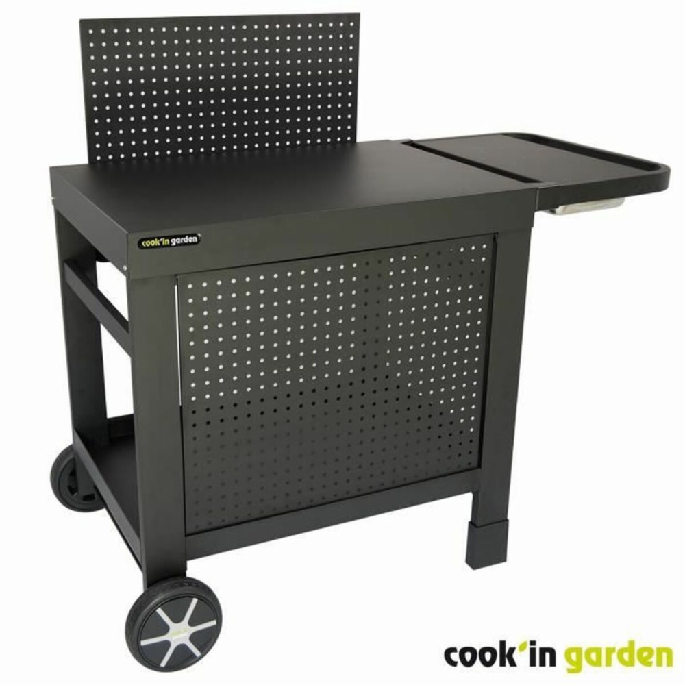 Barbecue table Cook'in Garden Reva 110 Premium Steel Garden Black 108 x 55 cm