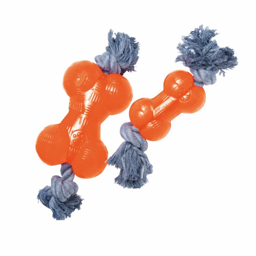 Dog chewing toy Gloria Orange M Bone