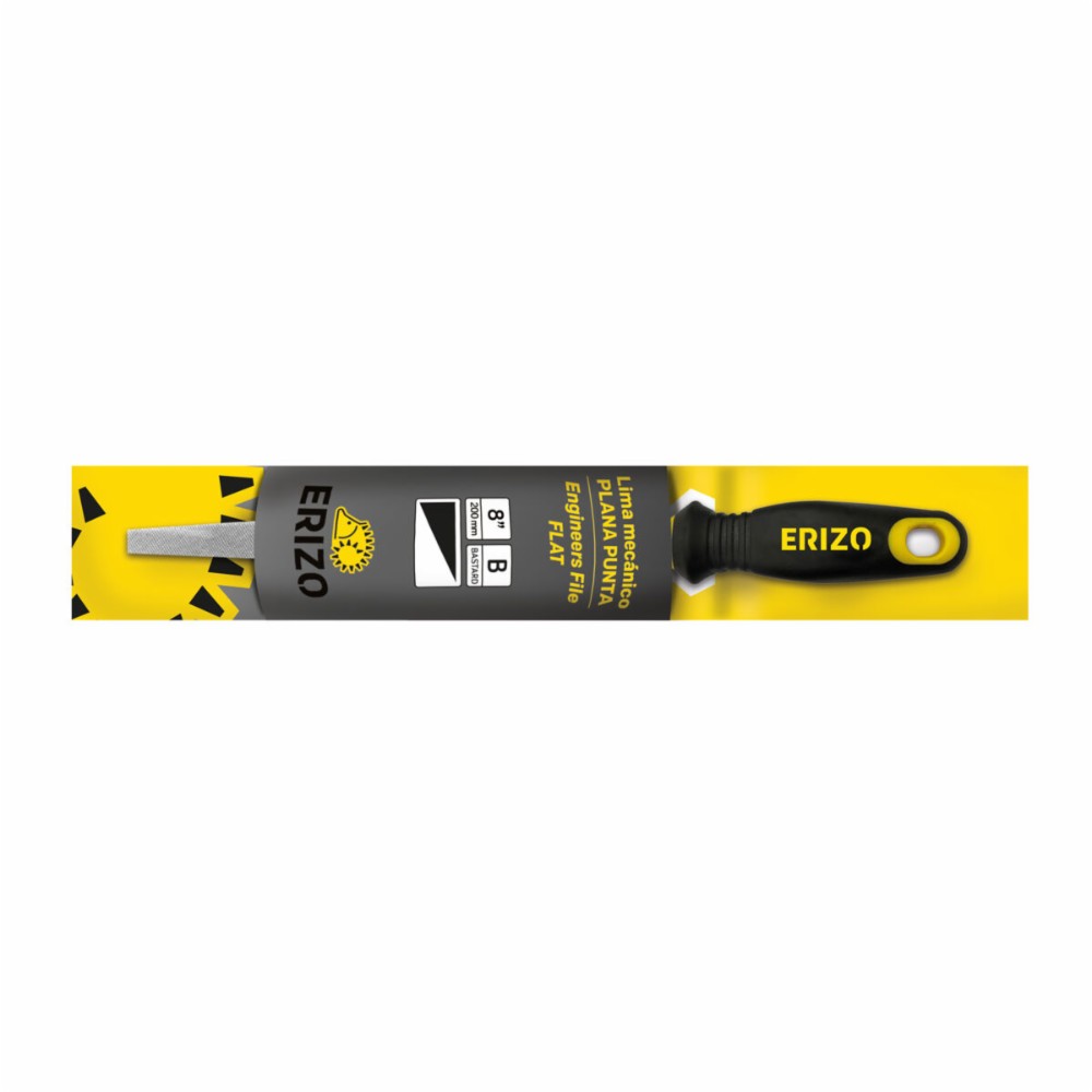 Flat file ERIZO 10" Entrefina (limas bean) Flat