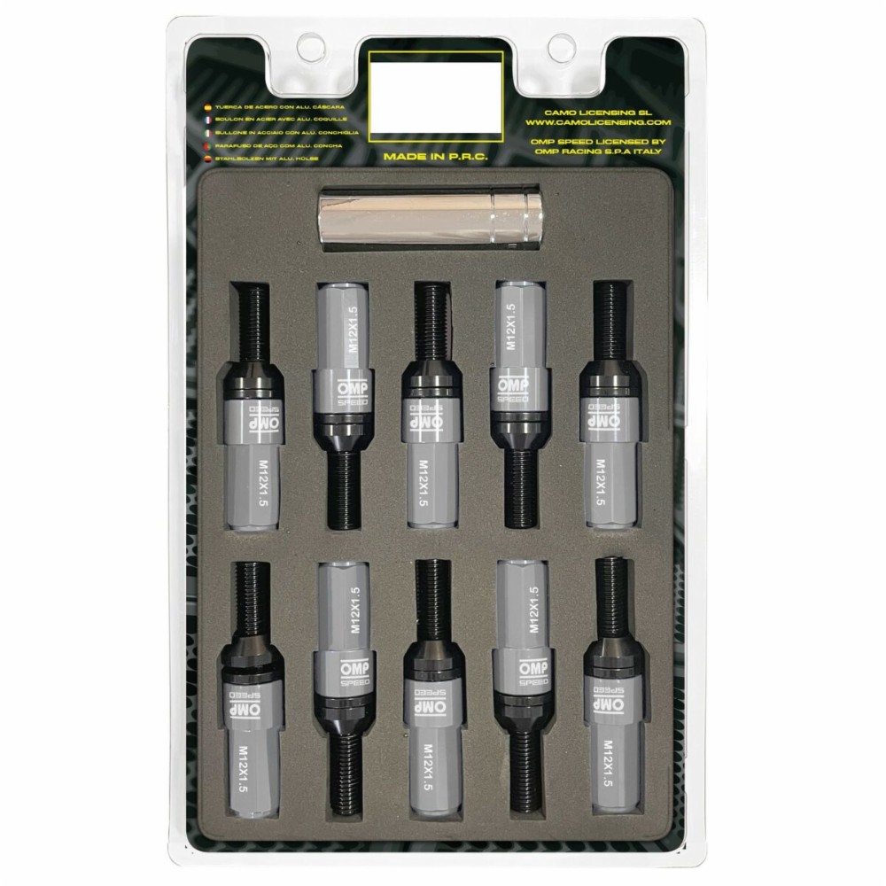 Screw kit OMP OMPS09981204 28 mm Grey M12 x 1,50
