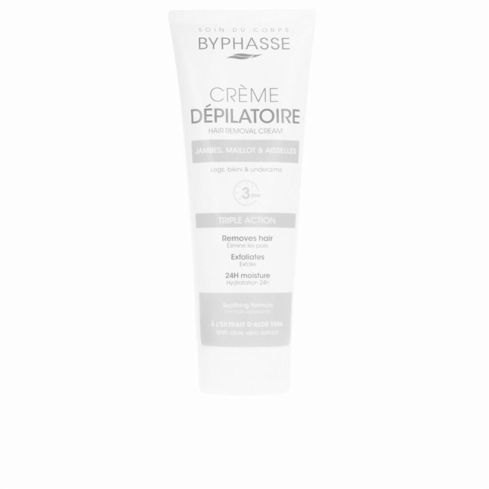 Body Hair Removal Cream Byphasse Aloe Vera 125 ml