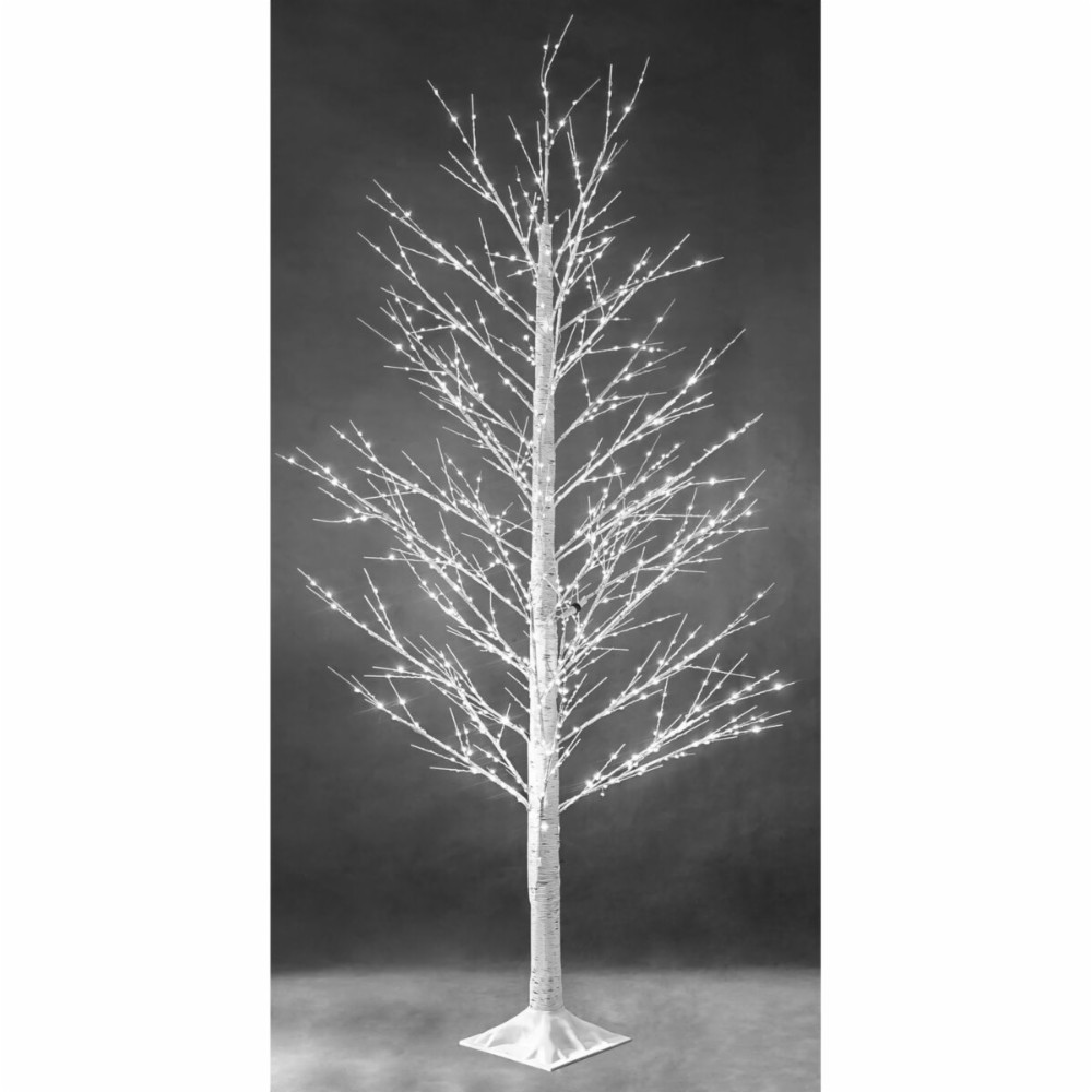 Christmas Tree Home ESPRIT White Metal 22 x 22 x 180 cm