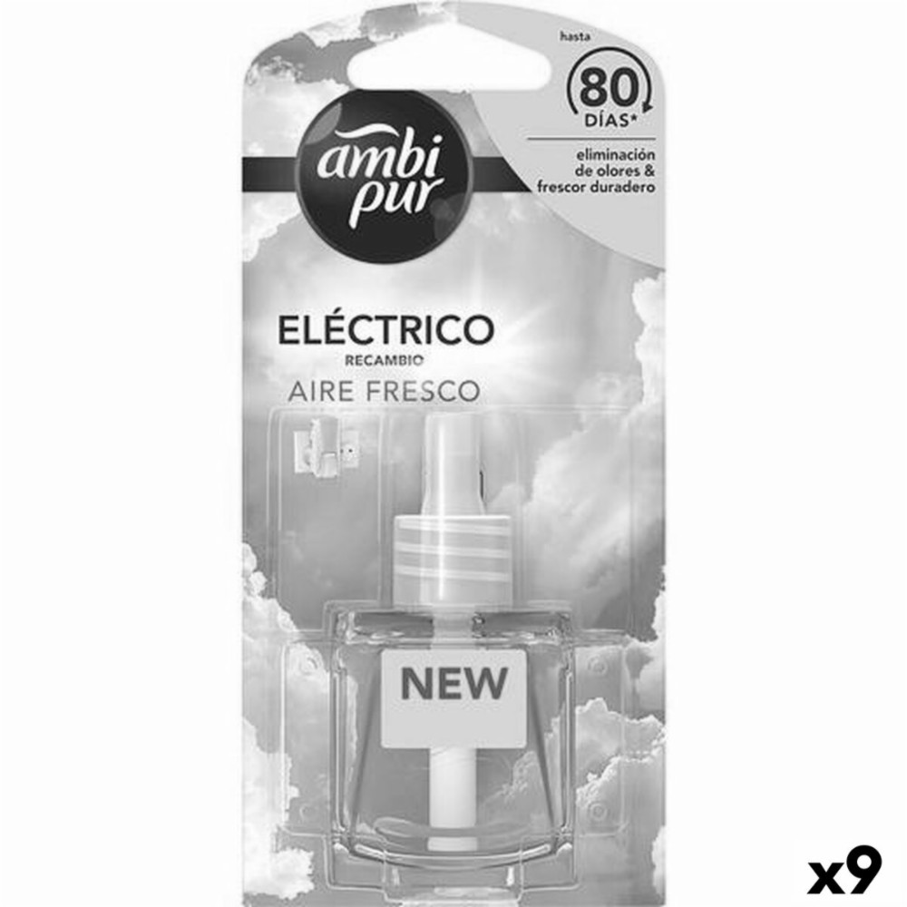 Electric Air Freshener Refills Ambi Pur AIRE FRESCO Clean air 21,5 ml (9Units)