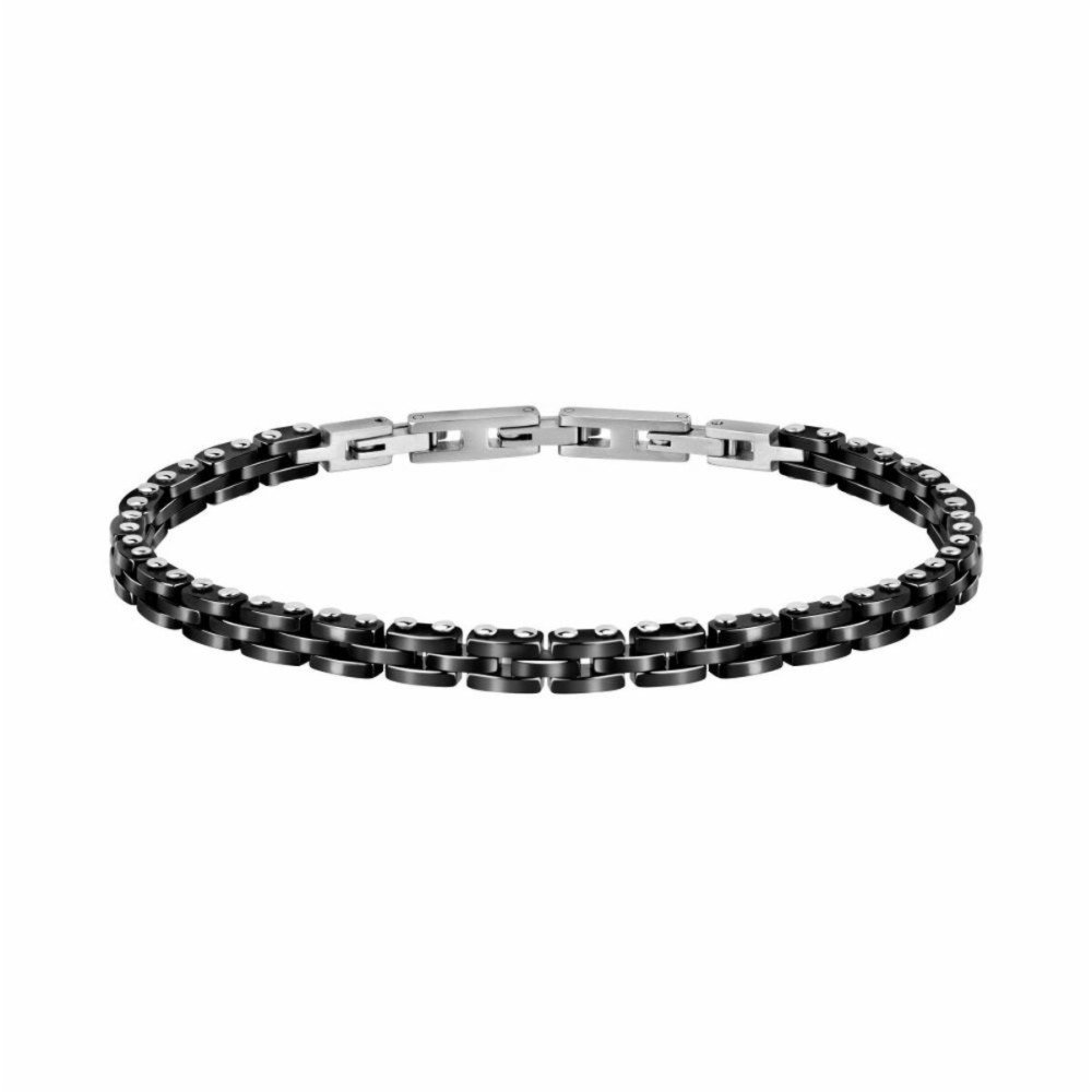 Men's Bracelet Sector SAFR29 Silver Black
